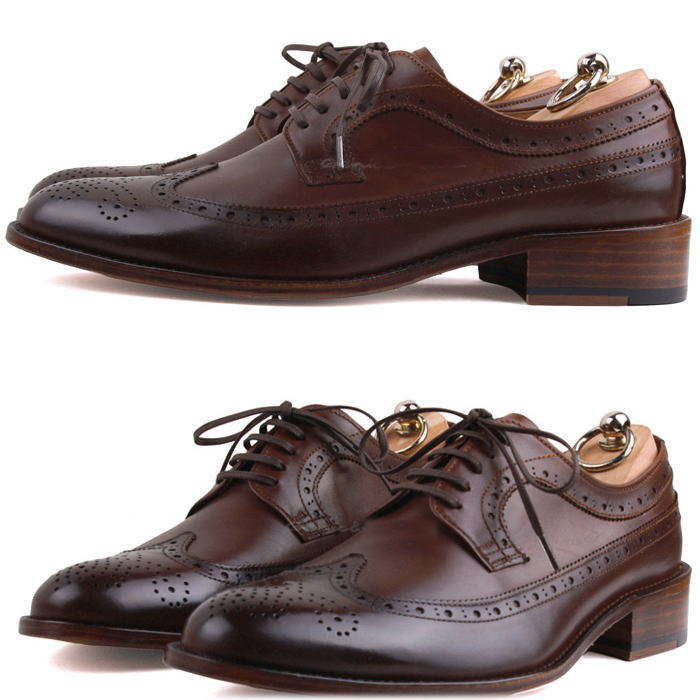 ウイングチップレザービジネスシューズ メンズビジネスシューズ 本革レザーシューズ シューズ a