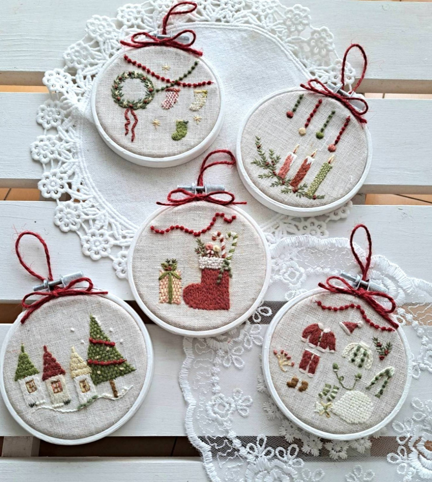 早期ご購入割引　ミニ　ポンポンクリスマスオーナメント