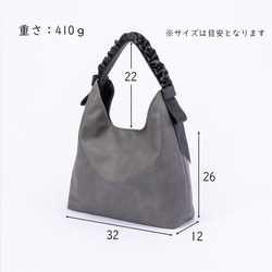 【大人気シリーズ新作】Creema限定 フリル ショルダーバッグ 合皮 レディース 軽量 トート 上品 505-23 10枚目の画像