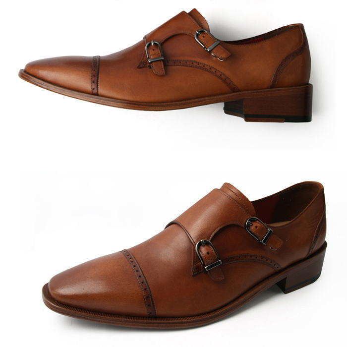 ビジネスシューズ ダブルモンクレザービジネスシューズ メンズビジネスシューズ 本革レザーシューズ シューズ a