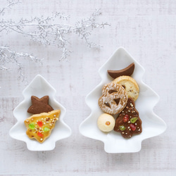 ＜早割クリスマス２０２５＞クリスマスミニツリー缶♪　クリスマス感たっぷりのXmasクッキー缶です。 4枚目の画像