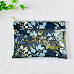 セールリバティラミネートバネポーチ2個　フェリシテ ふたごポーチ 双子ポーチ ツインポーチ リバティ フェリシテ