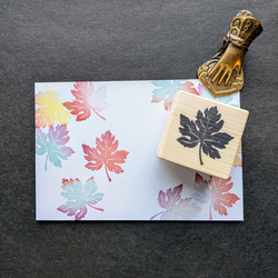 葡萄の葉っぱ　スタンプ 1枚目の画像