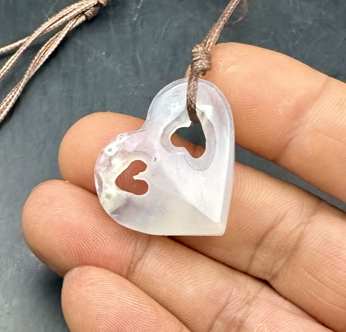 2025.10.1無垢玲珑心　新潟阿賀野産上質瑪瑙