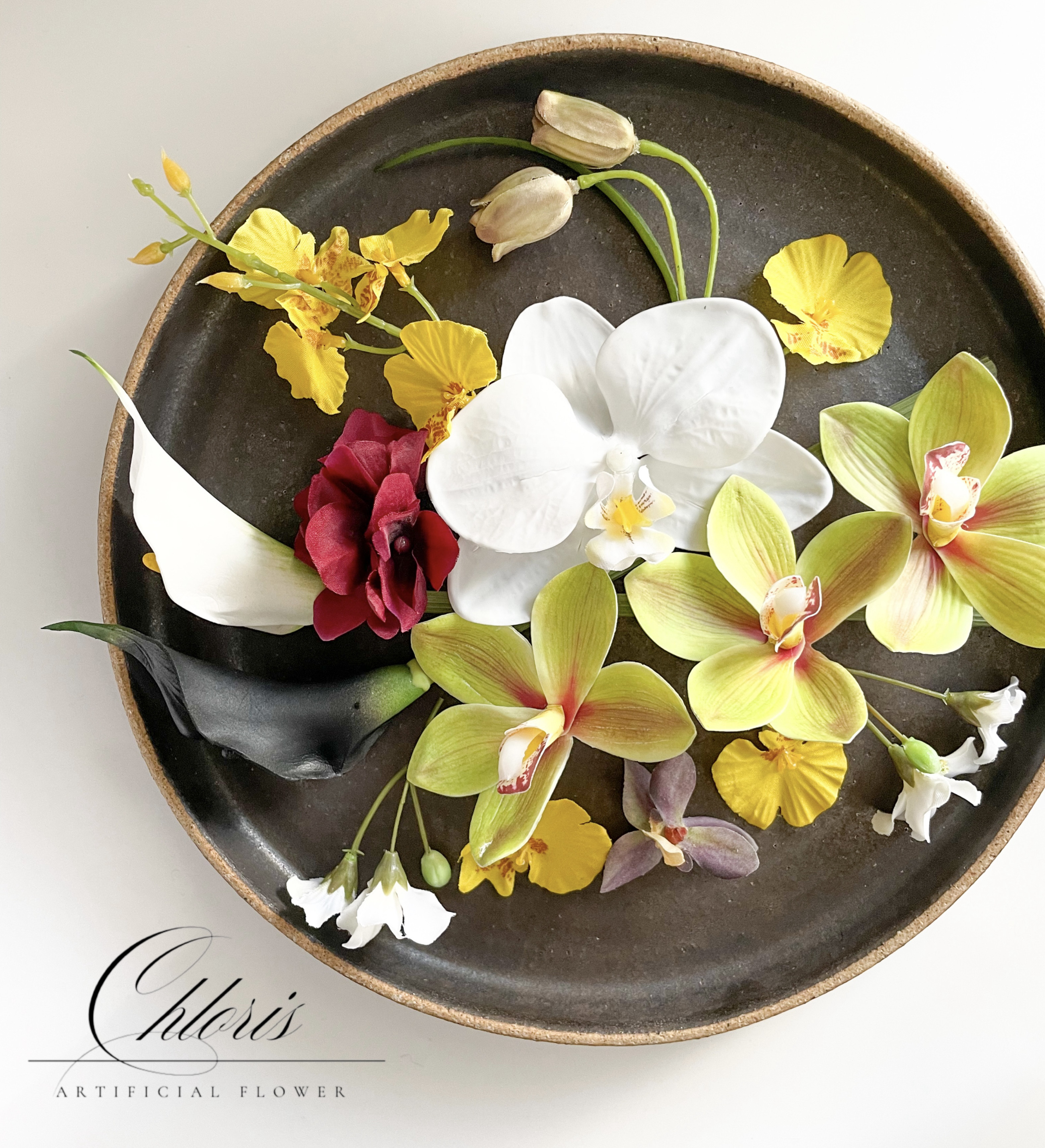 錦花（にしきばな）　ヘッドパーツ　ヘアドレス／髪飾り／ウェディング／前撮り／卒業式／成人式