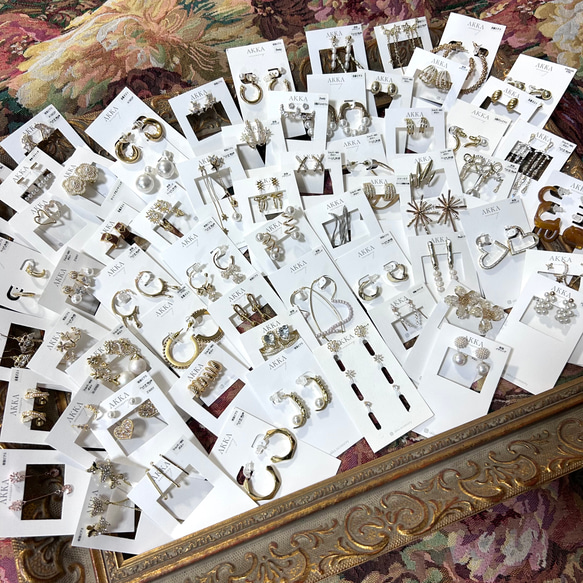 数量限定◆7点セット◆AKKAオリジナル福袋　イヤリング　ピアス　樹脂イヤリング　樹脂ピアス　アレルギー　￥21000分 8枚目の画像