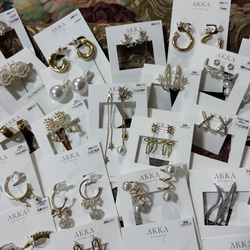 数量限定◆7点セット◆AKKA'sオリジナル福袋￥21000相当　イヤリング　ピアス　樹脂イヤリング　樹脂ピアス　金アレ 4枚目の画像