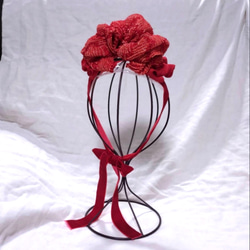 10011】七五三☆顎紐リボン別途☆ひな祭り・成人式・髪飾り・ヘッド