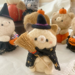 お月見✩.*˚お月見気球♡羊毛フェルト お月見✩.*˚お月見気球♡羊毛フェルト