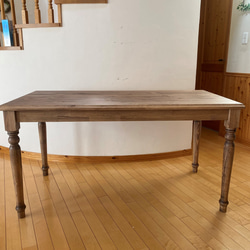 アンティーク調のダイニングこたつテーブル こたつ lafamille 通販