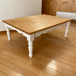 アンティーク調 リビングこたつテーブル こたつ lafamille 通販