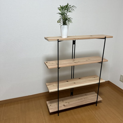 アイアンシェルフ アイアンラック 折り畳みラック マルシェ什器