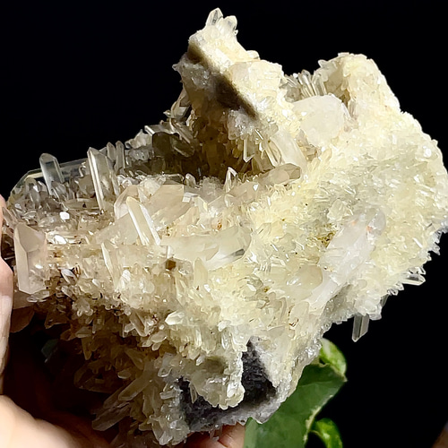 水晶 クラスター 原石 ヒマラヤ産 天然石 【超希少】 4 その他置物 小 
