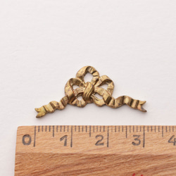 フランス製メタルパーツ Noeud ruban  30✕14mm K2_W11759_1 4枚目の画像