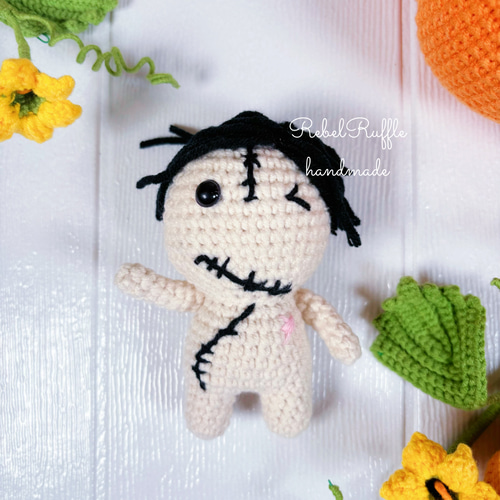 毛糸 手作り編みぐるみ ニット人形人偶 ぬいぐるみバッグチャーム