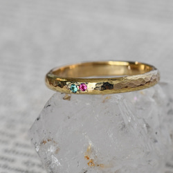 並ぶ古色と光～エメラルド・ピンクスピネル～ 6枚目の画像