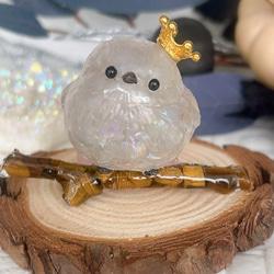 白蛇抜殻入り 御守りオルゴナイト ネックレス 蛇様 ネックレス