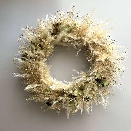 fluffy pampas wreathーパンパス＆ススキ リース Florist lugna 通販