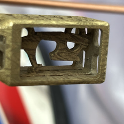 「バイクガレージ　街並の記憶」オーダーメイドボトル型ネックレス バイクガレージ 街並の記憶」オーダーメイドボトル型ネックレス