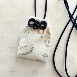 お守り袋　ミニサイズ　デコレクションズ　首かけタイプ♡ふんわり裏地付き　送料無料 1枚目の画像