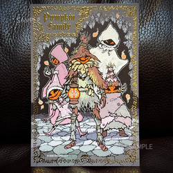 ぷうあさま専用（原画）ジャック・オー・ランタンの家【A5／水彩画／#2630】 ぷうあさま専用（原画）ジャック・オー・ランタンの家【A5／水彩画