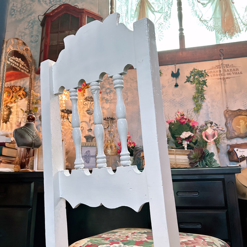 アンティーク商材 ② オールドウッド クッションチェア ウッドスツール 椅子 アンティーク商材 ② オールドウッド クッションチェア ウッド