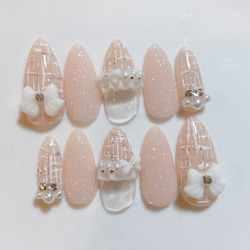 サイズオーダー チークネイル マグネット ネイルチップ ワンホン