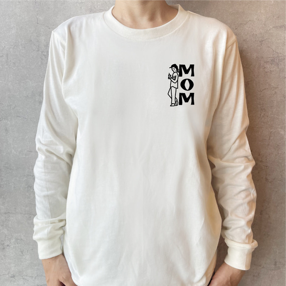 秋の新作【文字オーダーOK!】ワンポイントbreak 長袖Tシャツ 選べるファミリーデザイン 3枚目の画像