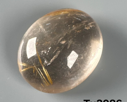 ルチルクォーツ 16ミリ ルース Tu3086 天然石 pinky 通販 19895604