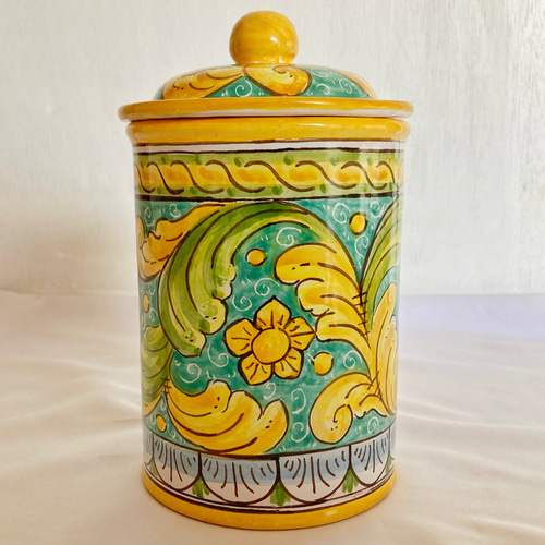 R*様 HERMES 幾何学模様の陶器キャニスター未使用 HERMES 幾何学模様の