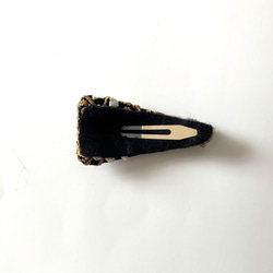 インド刺繍パッチンピン　 3枚目の画像