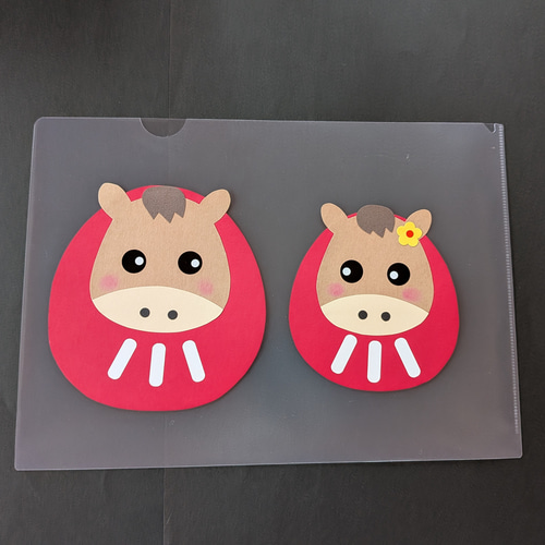 受注制作】壁面飾り 正月 馬 干支 獅子舞 門松 1月 新春 幼稚園