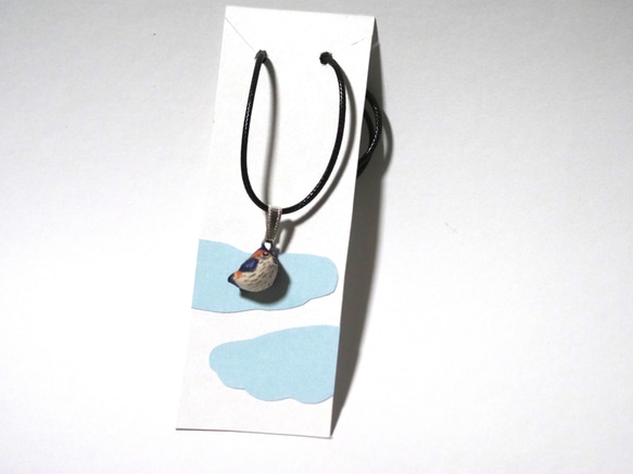 とりだるまペンダント<コシアカツバメ> 2枚目の画像