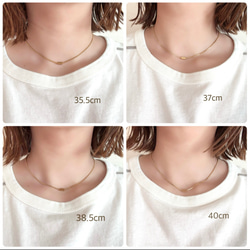 \秋冬映え/ シルバーバーネックレス×3連フープピアス,イヤリング/サージカルステンレス　ご褒美　ギフト　秋　クリスマス 10枚目の画像