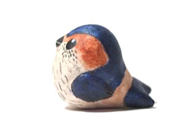 卓上とりだるま　コシアカツバメ 2枚目の画像