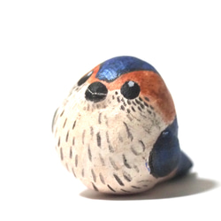 卓上とりだるま　コシアカツバメ 1枚目の画像