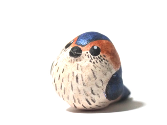 卓上とりだるま　コシアカツバメ 1枚目の画像