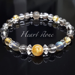 10%off 大粒✨ガネーシュヒマール産水晶ブレス ブレスレット Himal