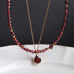 ☆モルガナイト＆チェリークォーツ ロザリオ☆ ~morganite~ ☆モルガナイト＆チェリークォーツ ロザリオ☆ ~morganite~ ネックレス