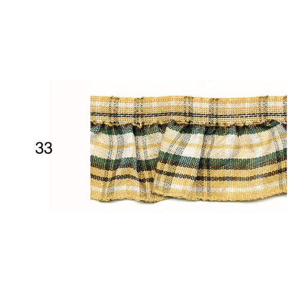 チェック・フリルリボン BEL-8620　カラー選択　1mより　 6枚目の画像