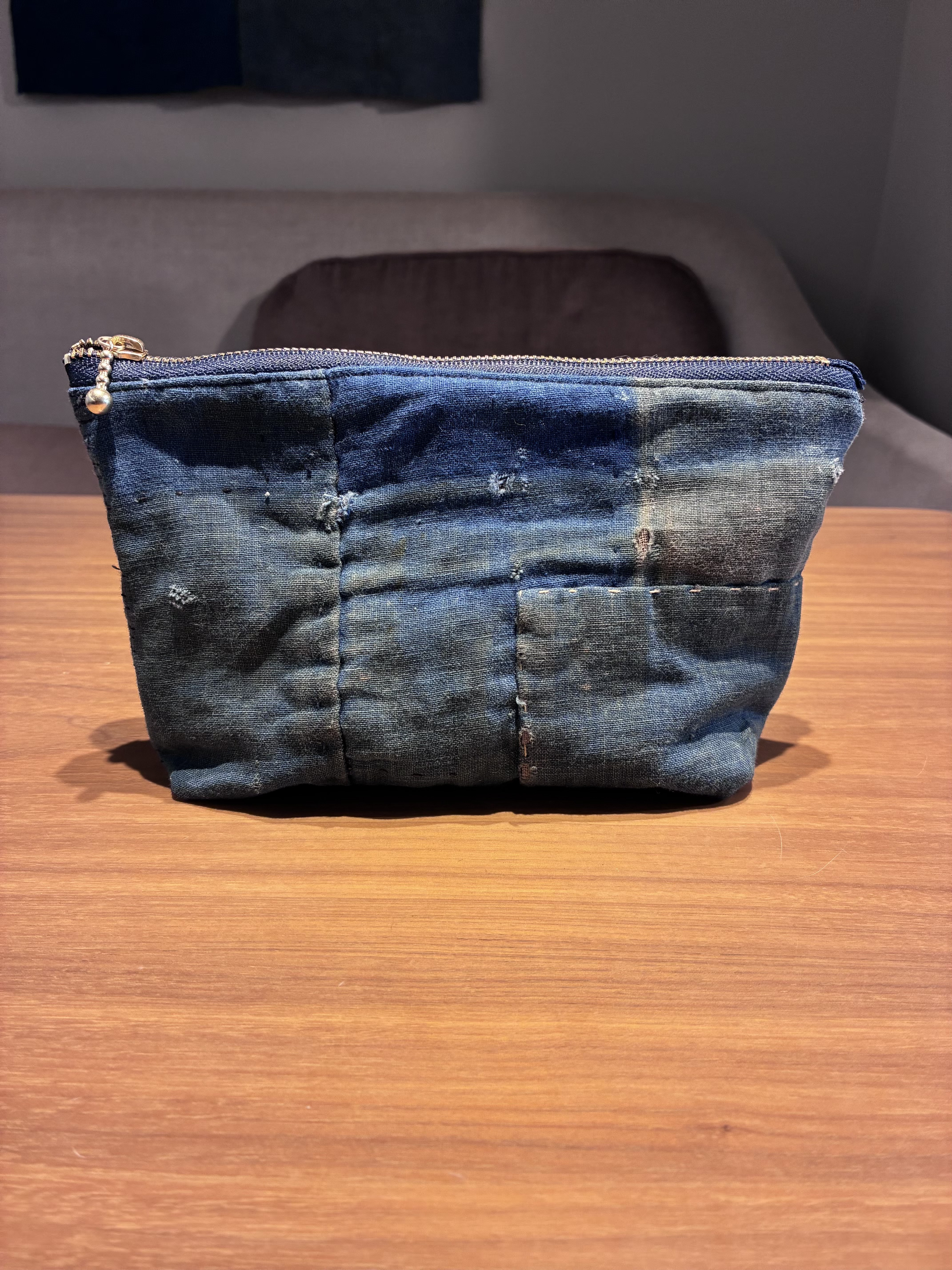 藍染襤褸　リメイク ポーチ2