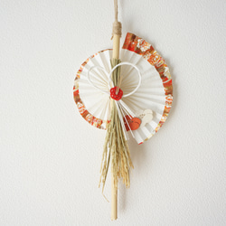 【11月・早割お正月2026】 寿扇稲飾り 3枚目の画像