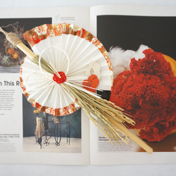 【11月・早割お正月2026】 寿扇稲飾り 5枚目の画像