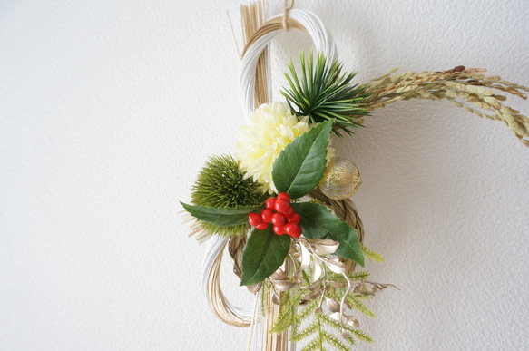 【11月・早割お正月2026】 清光松菊のお正月飾り 4枚目の画像