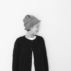 hineri 帽 / brown 4枚目の画像