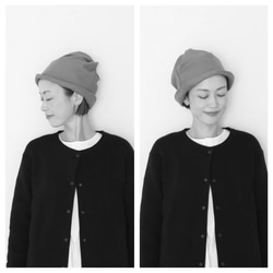 hineri 帽 / brown 7枚目の画像