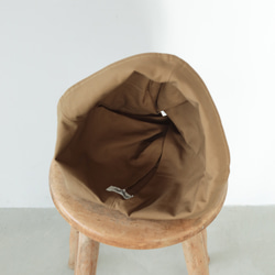 hineri 帽 / brown 3枚目の画像