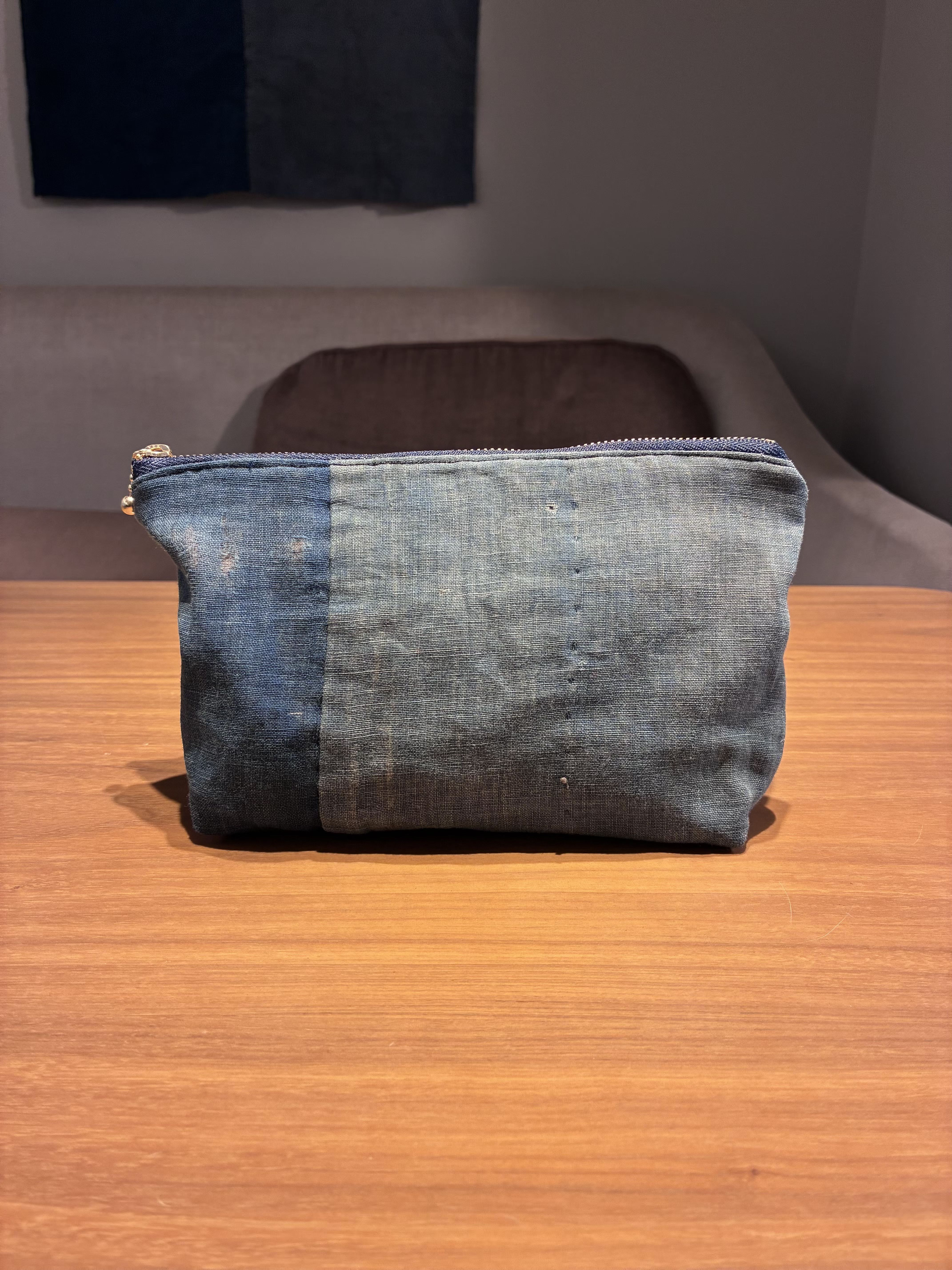 藍染襤褸　リメイク ポーチ5