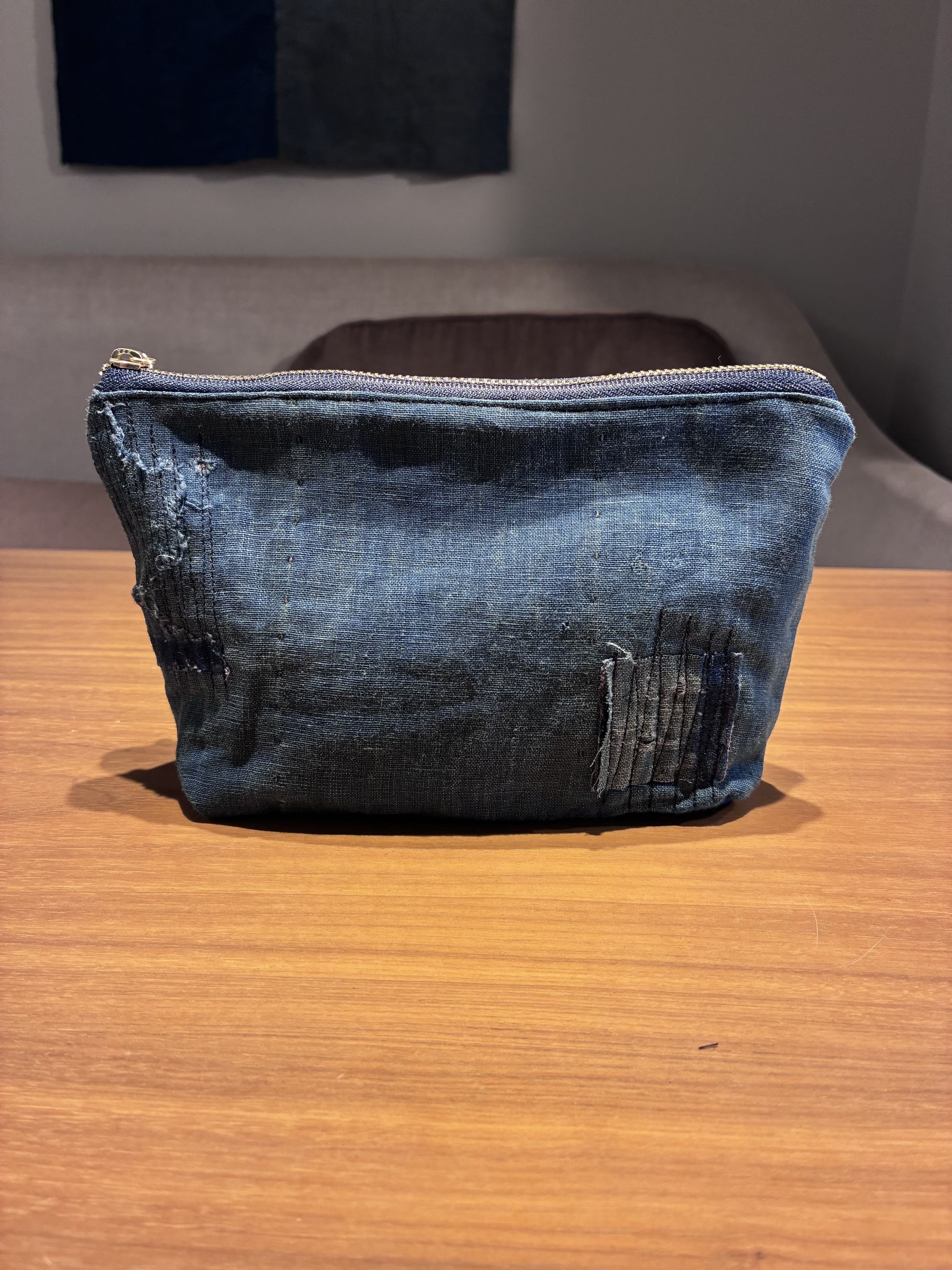 藍染襤褸　リメイク ポーチ6