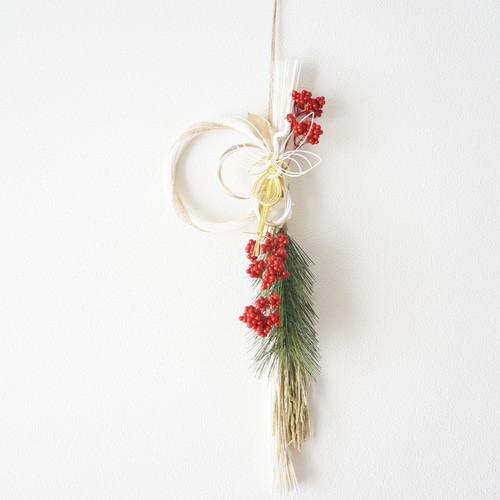 11月・早割お正月2026】 鶴結び松のお飾り しめ縄・しめ飾り hanahi